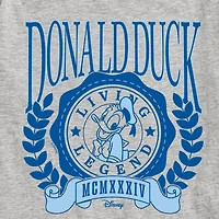 Disney Collection Toddler Boys Crew Neck Short Sleeve Regular Fit Donald Duck Graphic T-Shirt