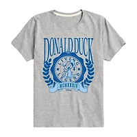 Disney Collection Toddler Boys Crew Neck Short Sleeve Regular Fit Donald Duck Graphic T-Shirt