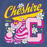 Disney Collection Little & Big Kid Girls Crew Neck Short Sleeve Regular Fit Alice Wonderland Graphic T-Shirt
