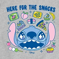 Disney Collection Toddler Girls Crew Neck Short Sleeve Regular Fit Lilo & Stitch Graphic T-Shirt