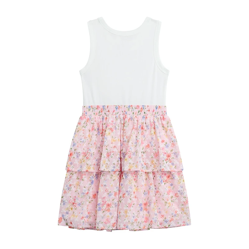 by&by girl Little & Big Kid Girls Floral 2-pc. Dress Set