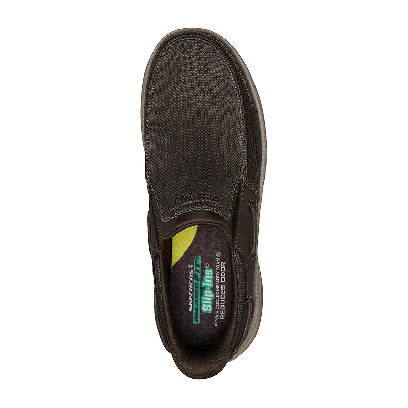 Skechers Hands Free Slip-Ins Troutt Rustic Mens Round Closed Toe Slip-On Shoe