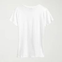 Stitch Self Care Womens Crew Neck Short Sleeve Classic Fit Graphic T-Shirt