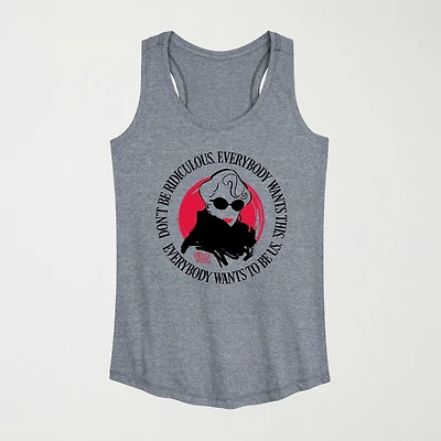 The Devil Wears Prada Everybody Wants To Be Us Womens Crew Neck Sleeveless Tank Top