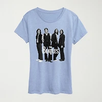 Group Photo Womens Crew Neck Short Sleeve Classic Fit Friends Graphic T-Shirt