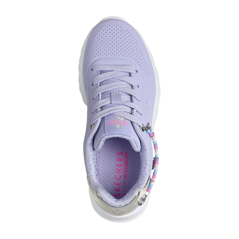 Skechers Uno Charming Lite Little Kid Girls Sneakers