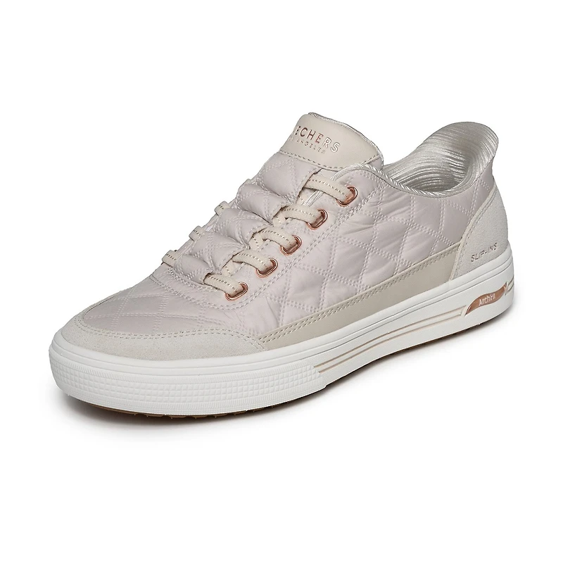 Skechers Hands Free Slip-Ins Arch Fit Arcade Cuddle Steps Womens Sneakers