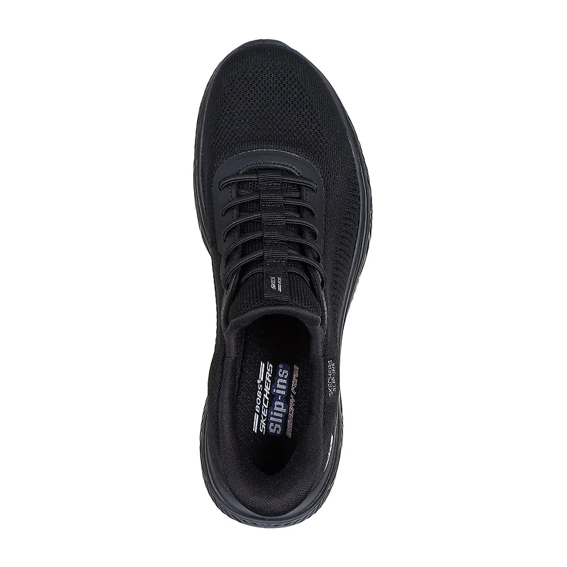 Skechers Bobs Hands Free Slip-Ins Arc Waves Womens Slip-On Walking Shoes
