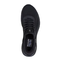 Skechers Bobs Hands Free Slip-Ins Arc Waves Womens Slip-On Walking Shoes