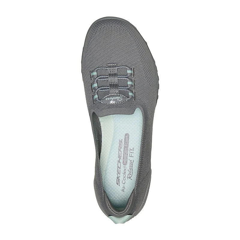 Skechers Breathe-Easy Feeling Sweet Womens Almond Closed Toe Slip-On Shoe