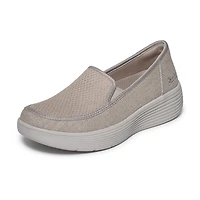 Skechers Arch Fit Laguna Womens Almond Closed Toe Slip-On Shoe