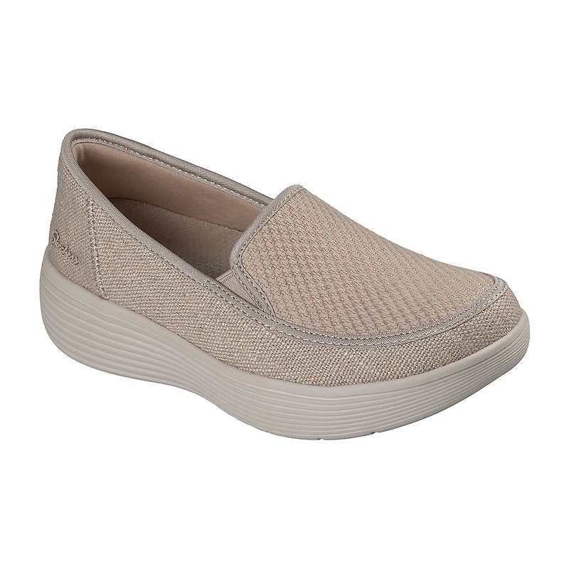 Skechers Arch Fit Laguna Womens Almond Closed Toe Slip-On Shoe