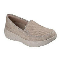 Skechers Arch Fit Laguna Womens Almond Closed Toe Slip-On Shoe