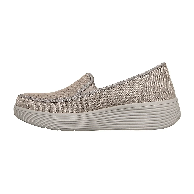 Skechers Arch Fit Laguna Womens Almond Closed Toe Slip-On Shoe