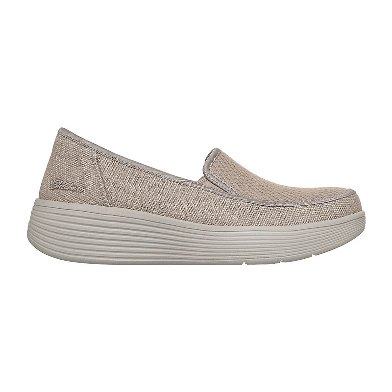 Skechers Arch Fit Laguna Womens Almond Closed Toe Slip-On Shoe