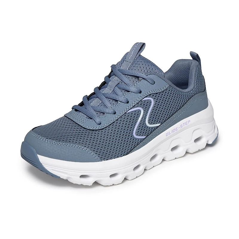 Skechers Glide Step Sole Womens Slip-On Walking Shoes
