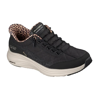 Skechers Hands Free Slip-Ins Cozy Fit Contour Foam Womens Slip-On Walking Shoes