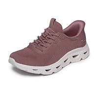 Skechers Bobs Hands Free Slip-Ins Arc Waves Womens Slip-On Walking Shoes