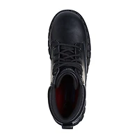 Skechers Womens Jammers Slip Resistant Flat Heel Work Boots