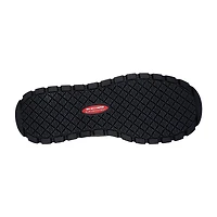 Skechers Womens Jammers Slip Resistant Flat Heel Work Boots