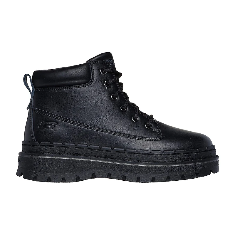 Skechers Womens Jammers Slip Resistant Flat Heel Work Boots