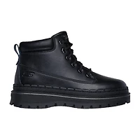 Skechers Womens Jammers Slip Resistant Flat Heel Work Boots