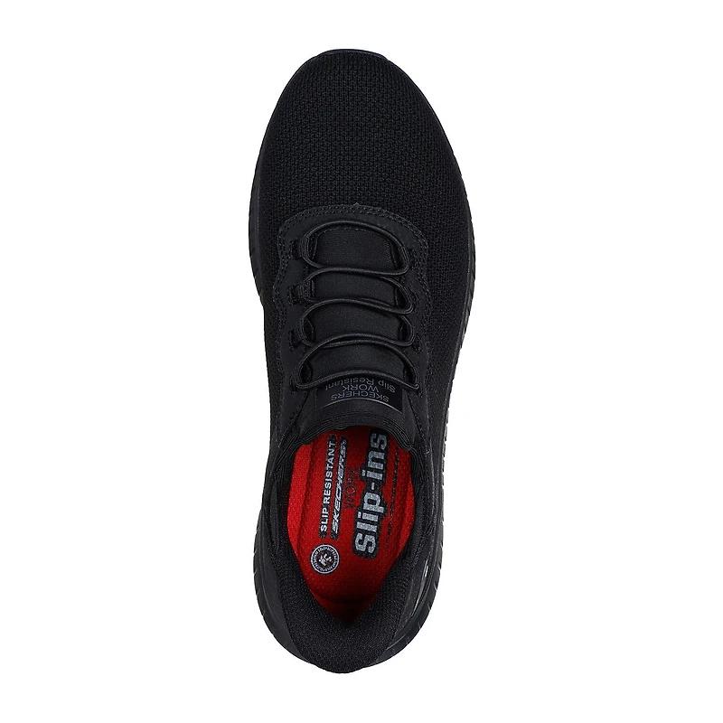 Skechers Hands Free Slip-Ins Squad Chaos Jasul Womens Round Closed Toe Work Shoes