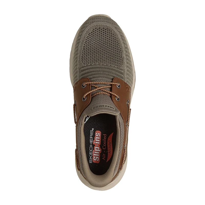 Skechers Hands Free Slip-Ins Arch Fit Orvan-Shoreman Mens Round Slip-On Shoe