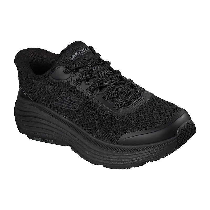 Skechers Hands Free Slip-Ins Max Cushion Endeavor Mens Round Closed Toe Work Shoes