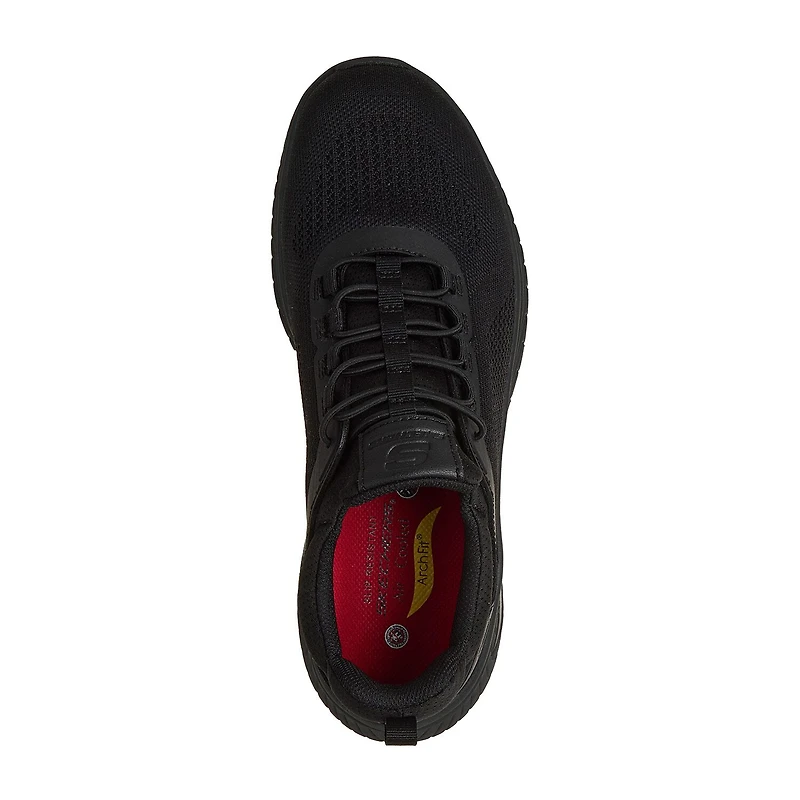 Skechers Arch Fit Crosser Mens Moc Closed Toe Work Shoes