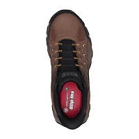 Skechers Hands Free Slip-Ins Afterburn Mens Round Steel Toe Work Shoes