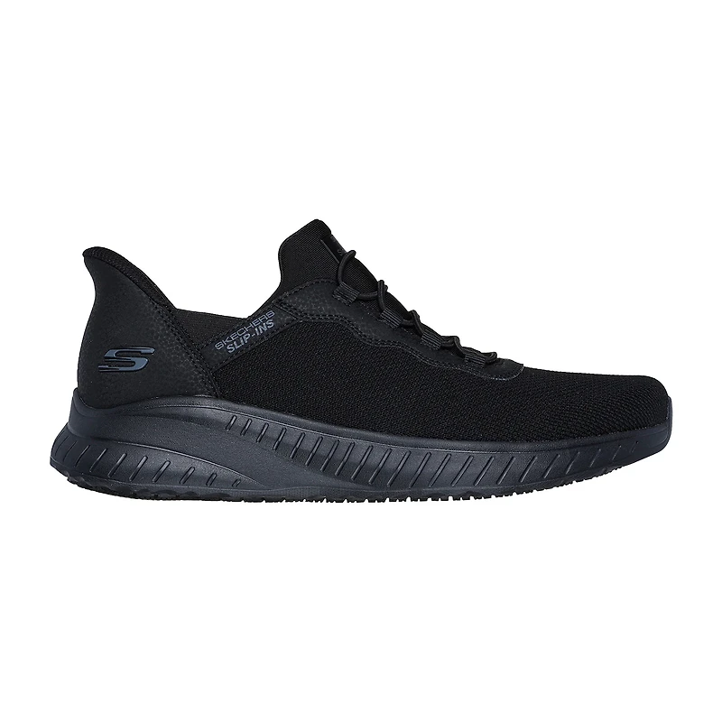 Skechers Hands Free Slip-Ins Squad Chaos Sr Stivig Mens Round Closed Toe Work Shoes Wide Width