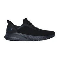 Skechers Hands Free Slip-Ins Squad Chaos Sr Stivig Mens Round Closed Toe Work Shoes Wide Width