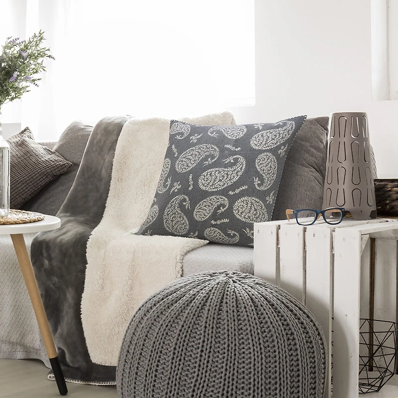 LR Home Emery Square Throw Pillow