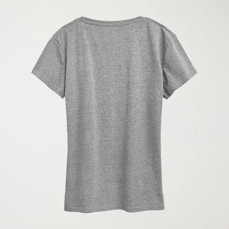 Friends Goose Chicken Womens Crew Neck Short Sleeve Classic Fit Graphic T-Shirt