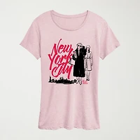 New York City Devil Wears Prada Womens Crew Neck Short Sleeve Classic Fit Graphic T-Shirt