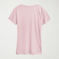 Rebel Flower Logo Tonal Washed Womens Crew Neck Short Sleeve Classic Fit Star Wars Graphic T-Shirt