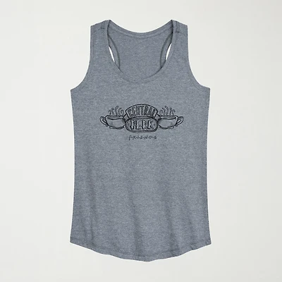 Central Perk Logo Womens Crew Neck Sleeveless Friends Tank Top