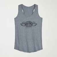 Central Perk Logo Womens Crew Neck Sleeveless Friends Tank Top