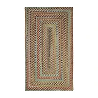 Capel American Traditions Braided Wool Indoor Rectangular Accent Rug