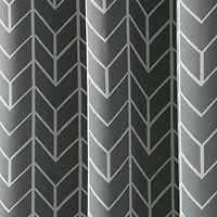 Sun Zero Kenwood Chevron Grommet Top Energy Saving Blackout Single Curtain Panel