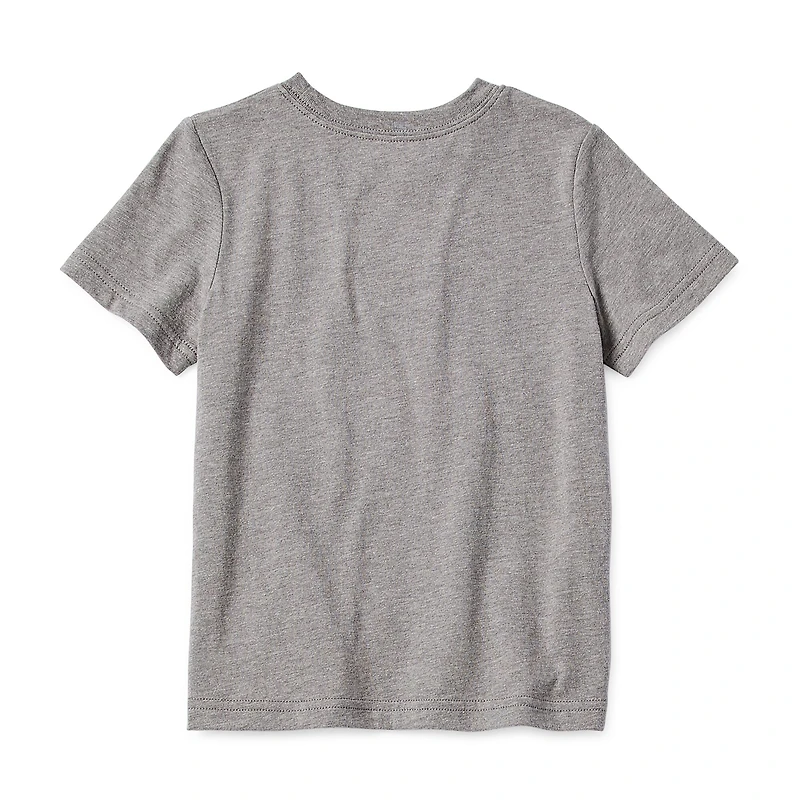 Okie Dokie Toddler & Little Boys Crew Neck Short Sleeve Regular Fit Graphic T-Shirt