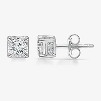 Tru Miracle 1 CT. T.W. Lab Grown White Diamond 10K Gold 5.6mm Stud Earrings