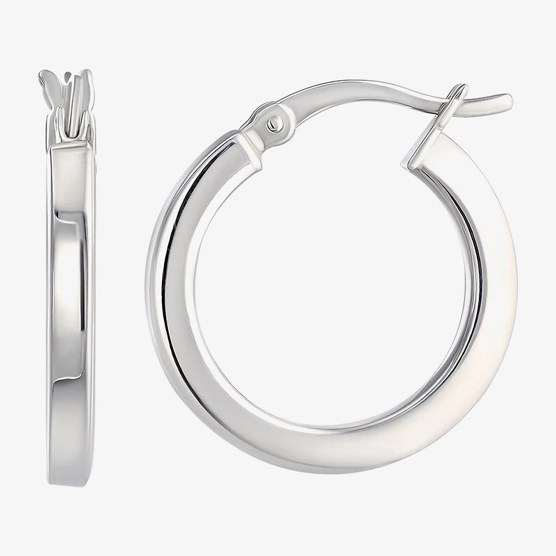 Womens Cubic Zirconia Sterling Silver Round 2 Pair Earring Set