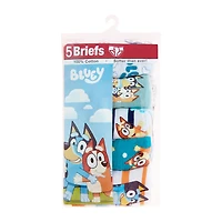 Little & Big Kid Boys Bluey 5 Pack Briefs Bup4895
