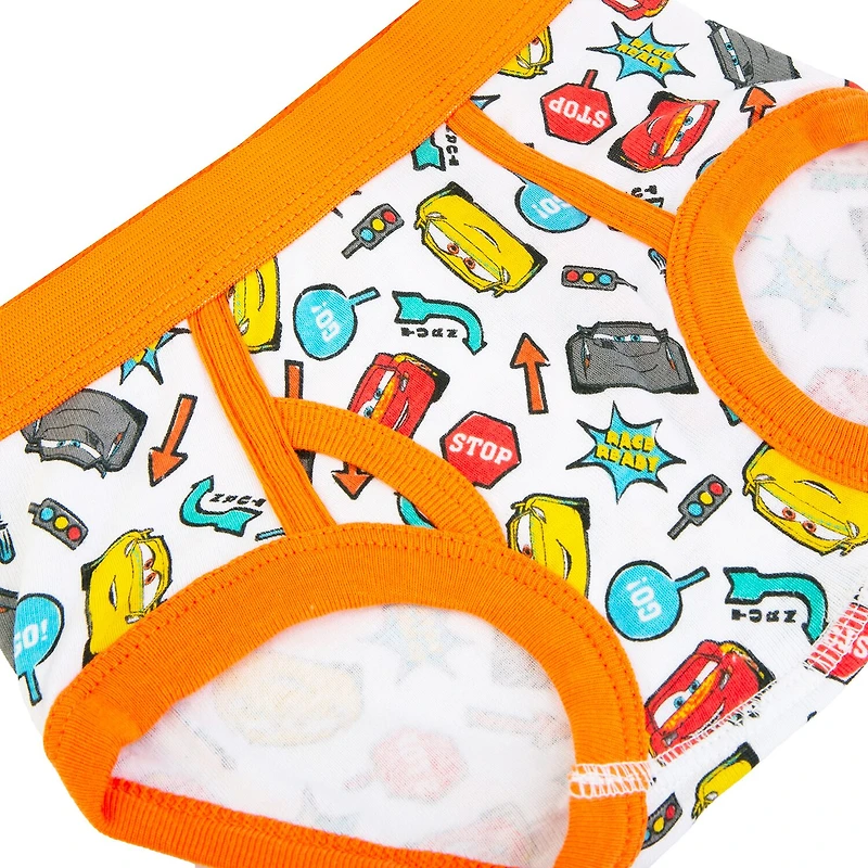 Toddler Boys Cars 7 Pack Briefs Tbup6512