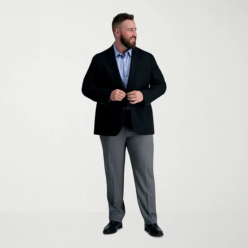 Haggar The Active Series Mens Big and Tall Stretch Fabric Classic Fit Sport Coat