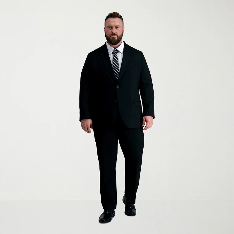 Haggar JMH Tailored Mens Stretch Fabric Modern Fit Big and Tall Suit Jacket