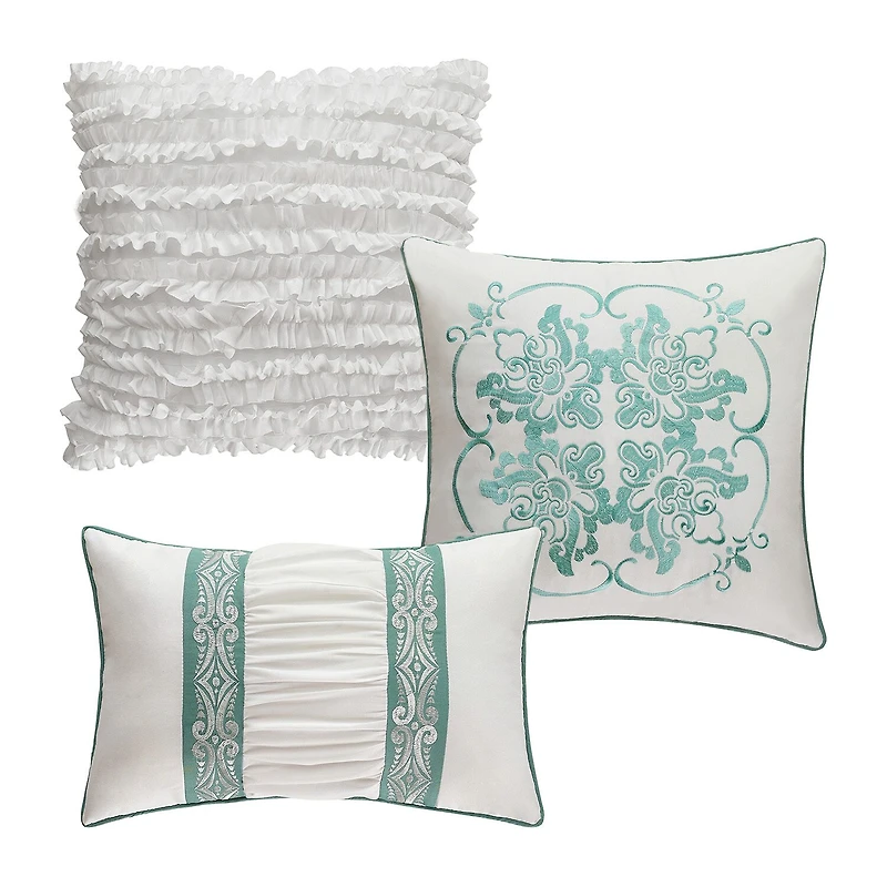 Stratford Park Ylona 9-pc. Damask + Scroll Lightweight Comforter Set