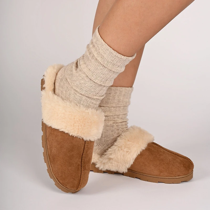 Journee Collection Kalli Womens Slip-On Slippers
